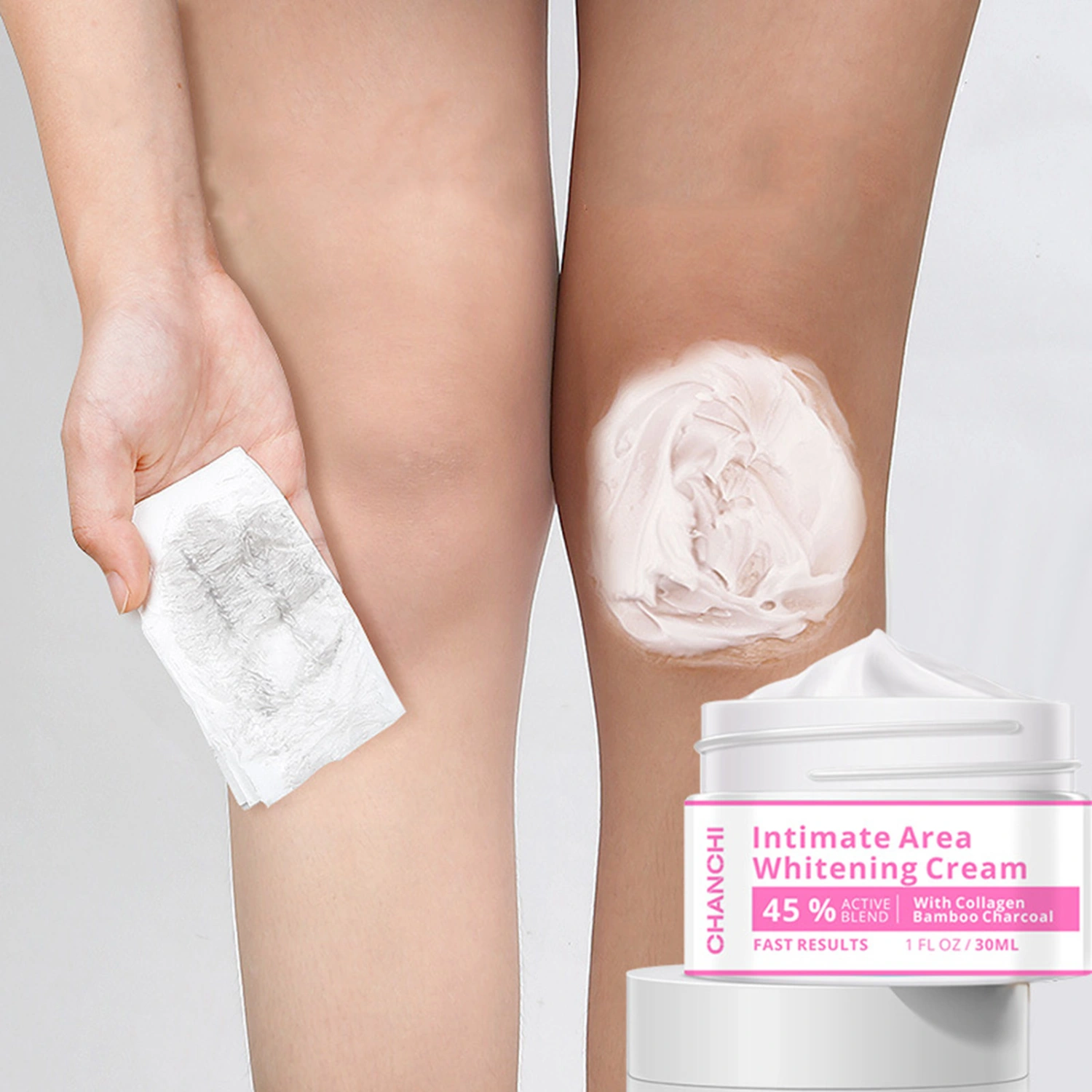 30ml Intimate Area Whitening Cream Quick Absorption Remove Melanin Deposition Non-Greasy Armpit Skin Bleaching Dark Body Lotion for Female