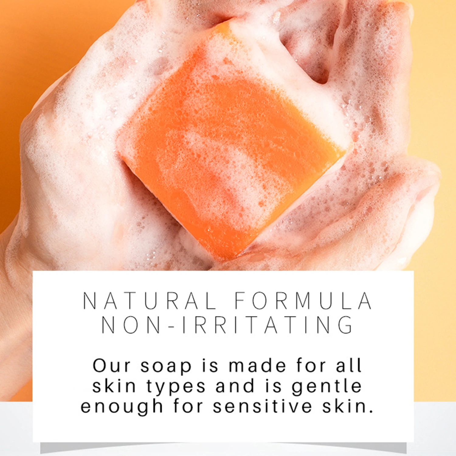 100g Turmeric Soap Oil Control Acne Removal Moisturizing Handmade Essential Oil Soap for Bathing