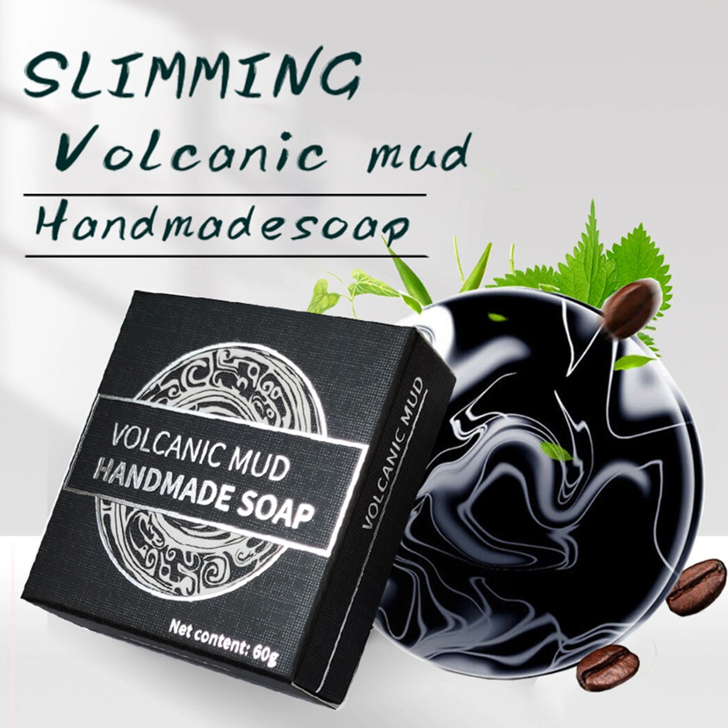 Mud Slimming Soap Body Shape Handmade Skincare Volcanic Mud Slimming Body Soap for Home