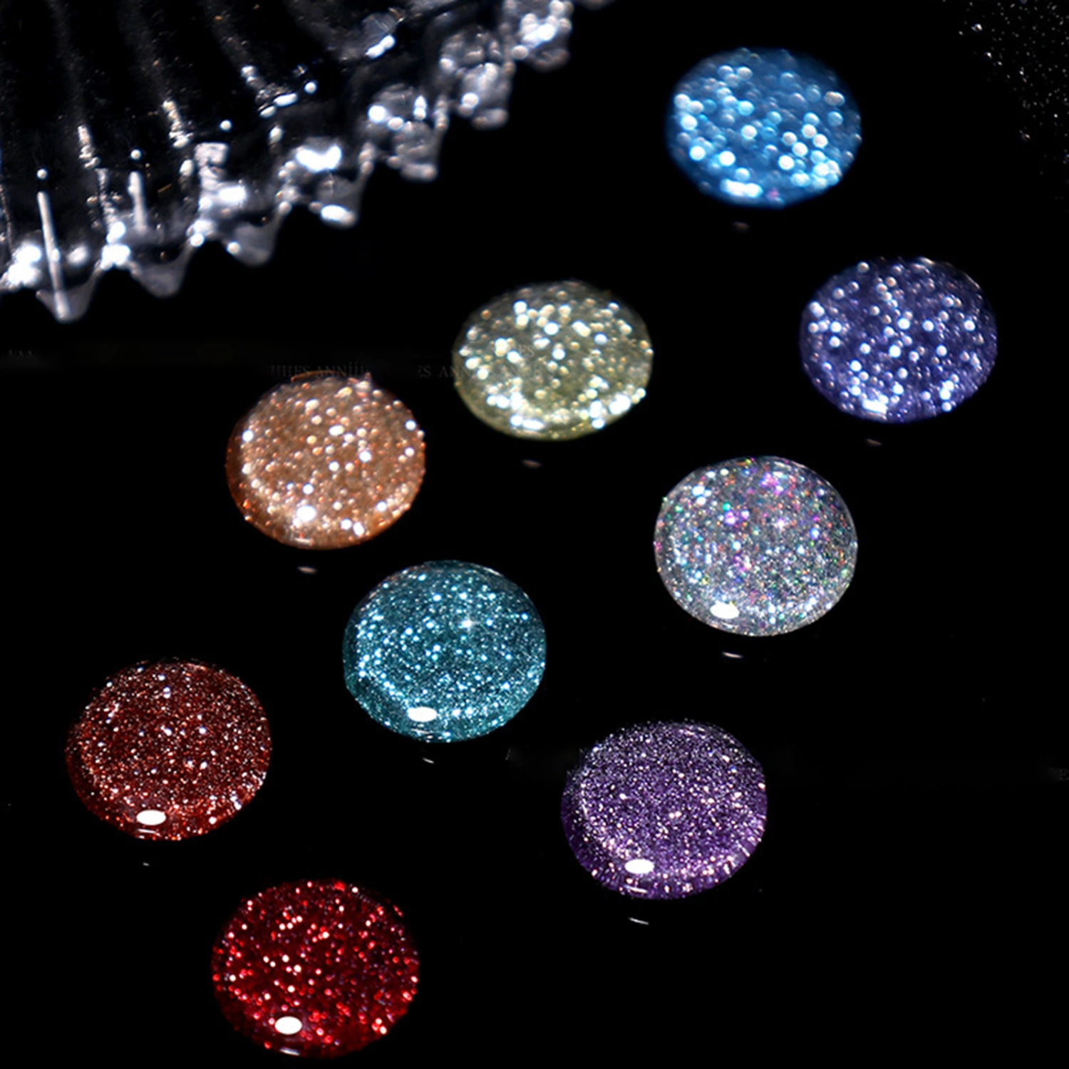 8g Nail Gel Polish Glitter Reflective Manicure Gel Semi Permanent Soak Off UV LED Gel Varnish Nails Supply 