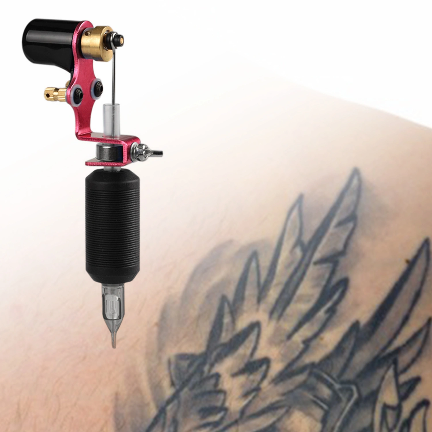 1Set Tattoo Beginner Kit Easy to Operate Long Lifespan Metal Liner Shader Tattoo Makeup Machine for Body Art