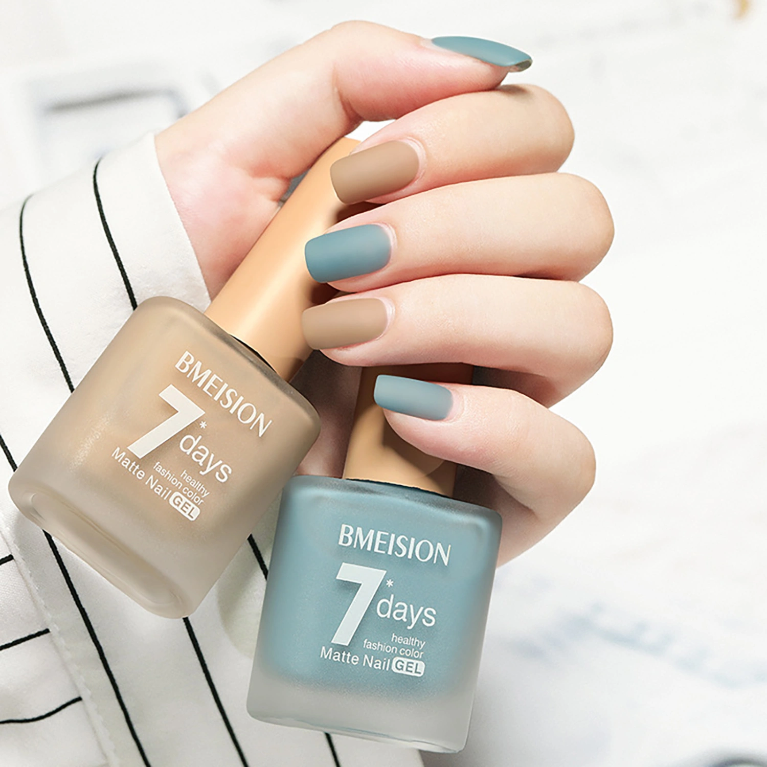 15ml Nail Polish Matte Solid Color Long Lasting Bake-Free No Peelable Nail Art Gel Polish Varnish Manicure Supplies 