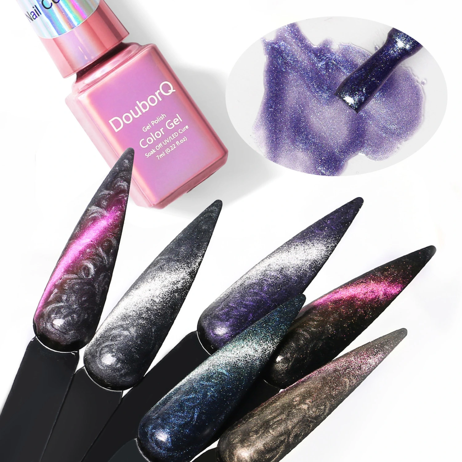 7ml Gel Nail Polish Good Gloss Fantastic Color Manicure Polish Gel Varnish Cat Eye Gel Nail Lacquer for Nail Salon 