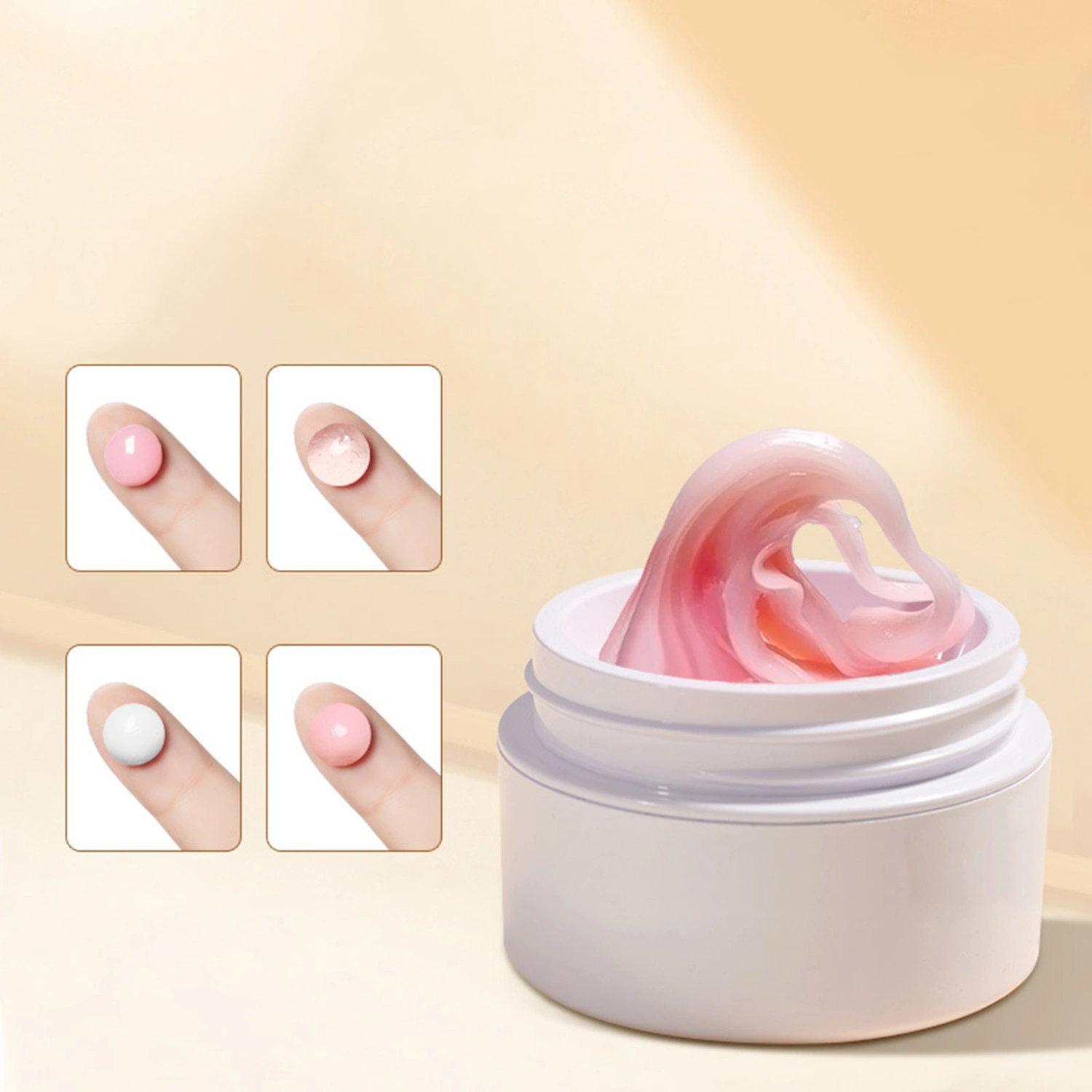15ml Nail Extension Glue Safe Ingredients Easy to Shape Non-Irritating Smooth Texture Extend Nails Resin Nail Art Shaping Glue DIY Manicure Gadget Nail Supplies