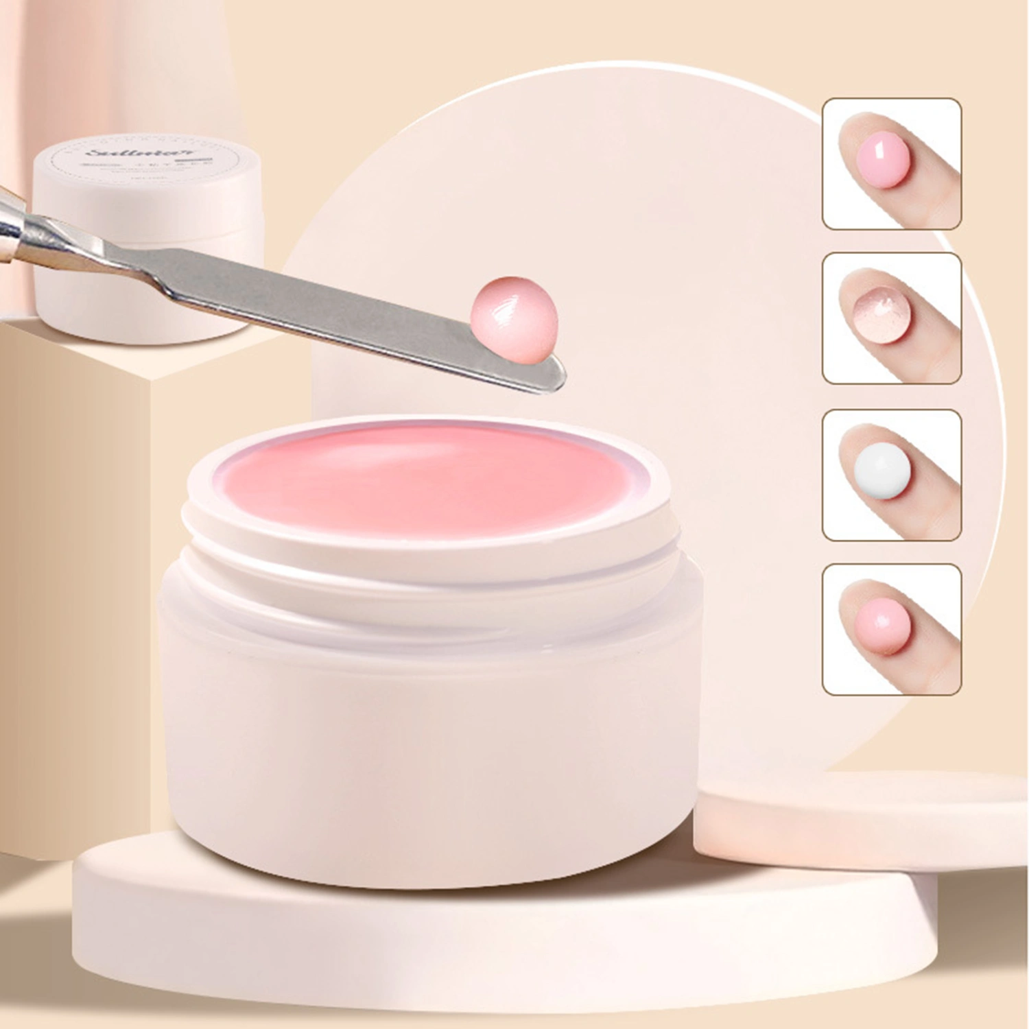 15ml Nail Extension Glue Safe Ingredients Easy to Shape Non-Irritating Smooth Texture Extend Nails Resin Nail Art Shaping Glue DIY Manicure Gadget Nail Supplies