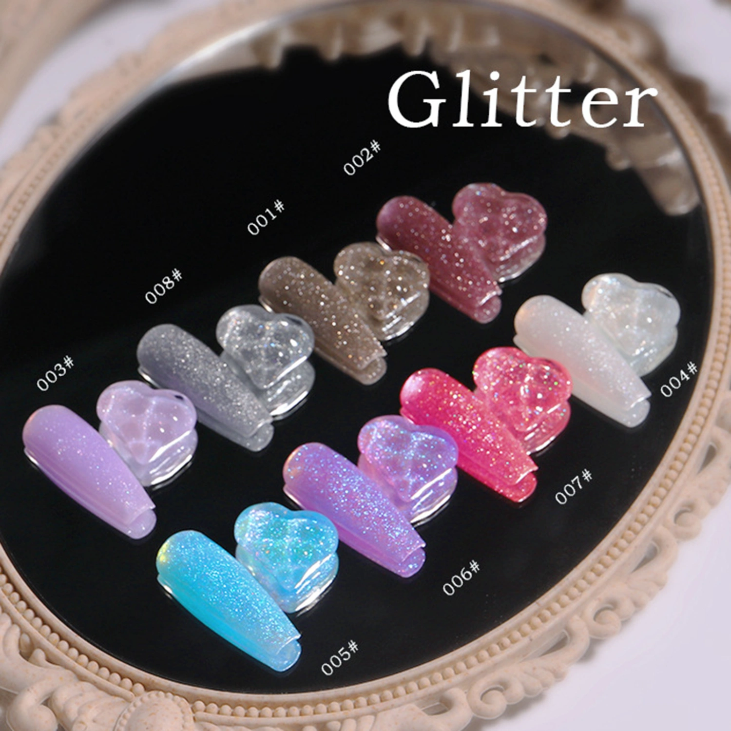 15ml Nail Liquid Gel Safe Ingredients Non-Irritation Glitter Finish Fast-Drying Wide Application High Efficiency Eco-friendly Semi-Permanent Liquid Nail Art Shiny Polish Gel Nail Supplies