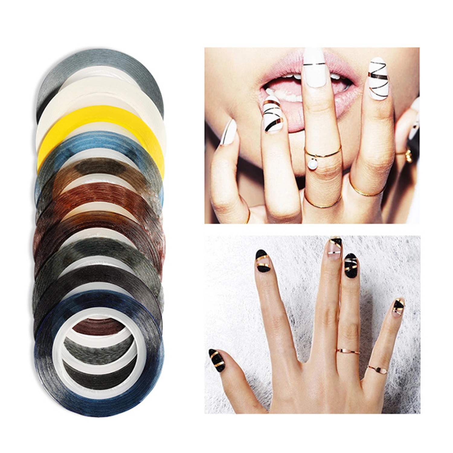 1 Set Nail Art Tool Exquisite Convenient Multifunctional 3D Nail Art Drill Pen Nail Rhinestones Kit Nail Supplies