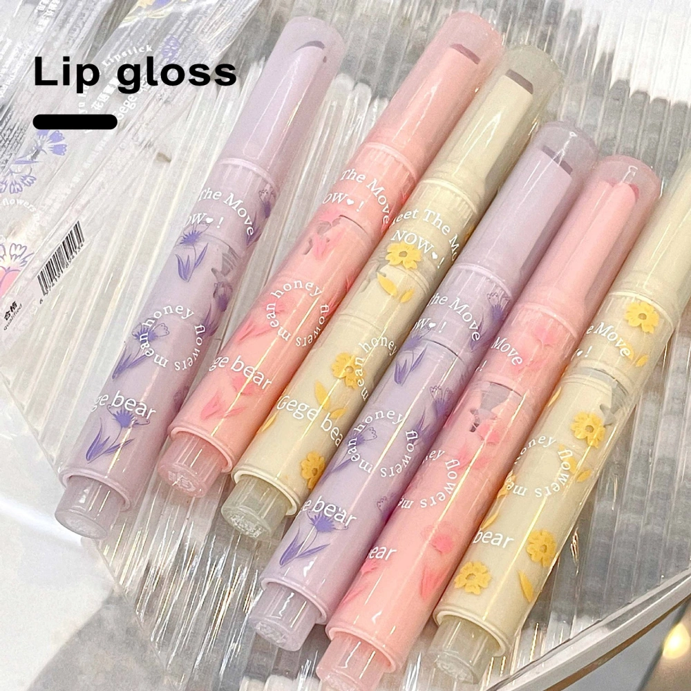 Lip Gloss Mirror Effect Jelly Love Non-Sticky Nourishing Solid Texture Lip Gloss for Glamorous Radiant Lips