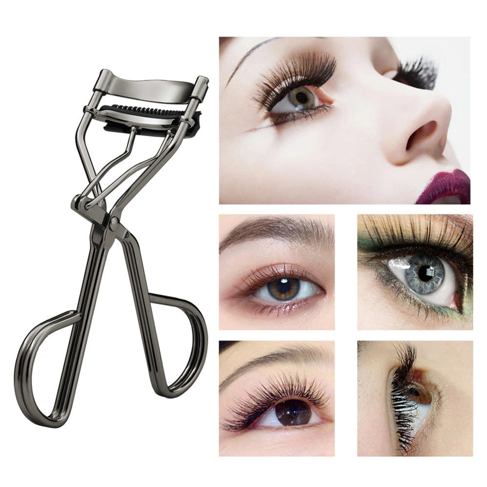 Eyelash Curler with Comb Non-slip Lash Lifting Manual Tool Professional Eye Beauty Portable Lash Last Curling Clip Alloy Eyelash Tool Makeup Supplies