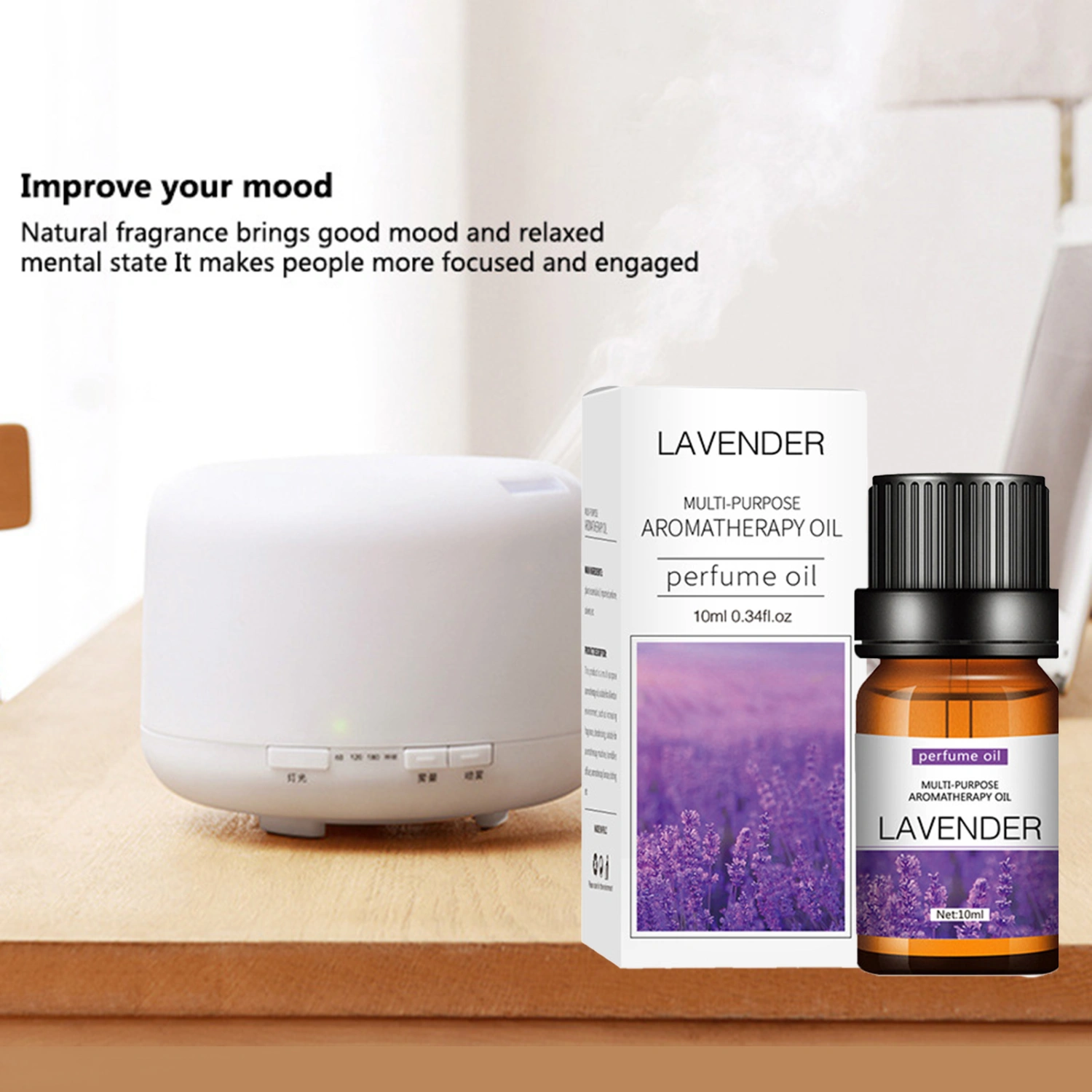 10ml Essential Oil Leakproof Soap Made Mild Water Soluble Rose Essential Fragrance for Bedroom