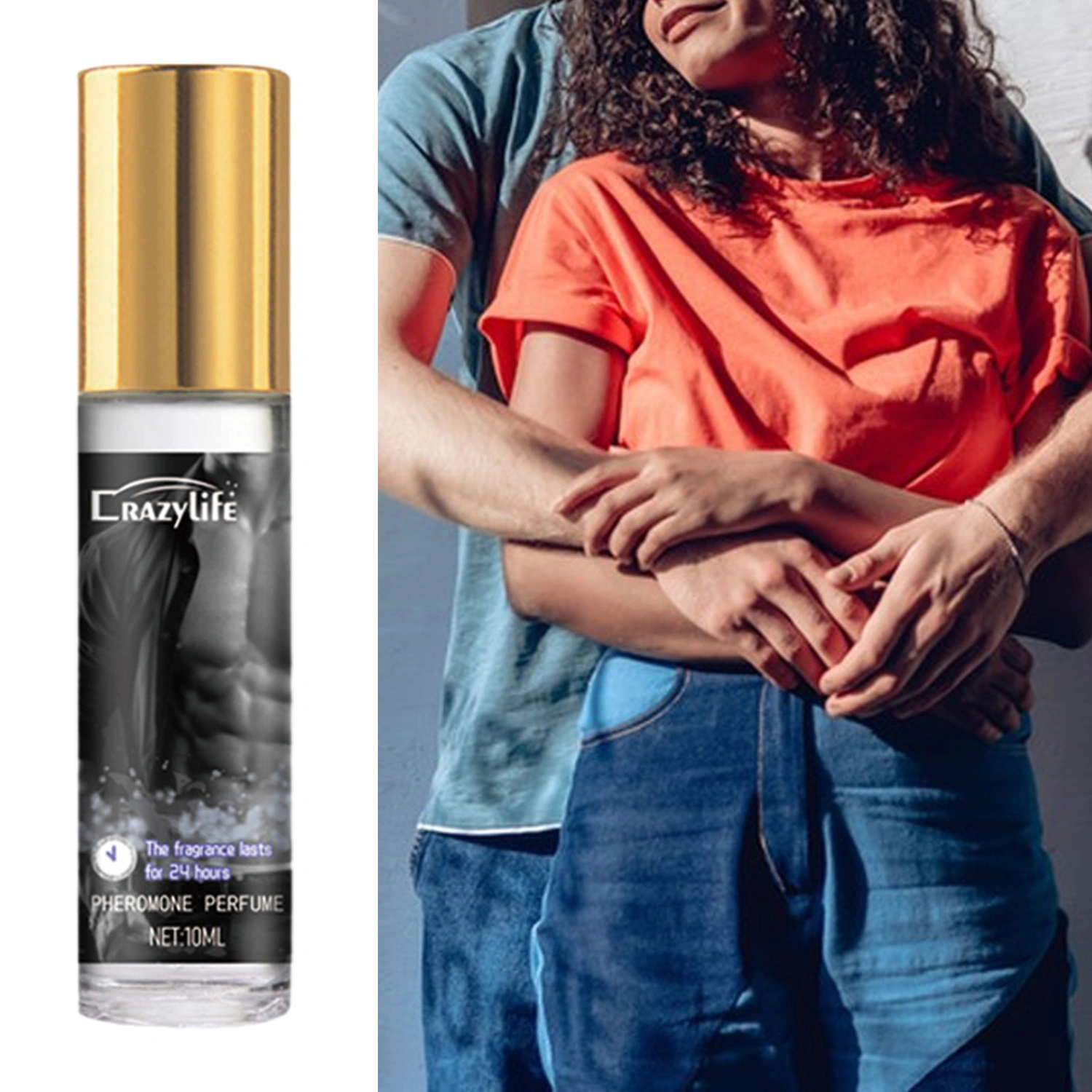 10ML Fragrant Perfume Fast Evaporation Long Lasting Easy to Carry Plant Extract Create Romantic Atmosphere Natural Multi-uses Dating Fragrant Perfume Gift
