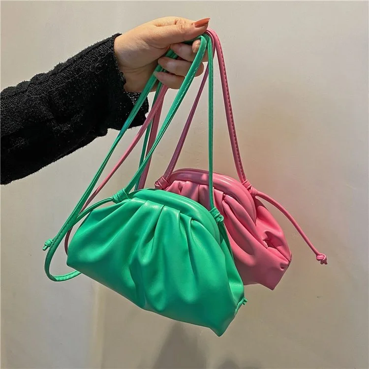 Shoulder Bag Candy Color Dumpling  Messenger Women's