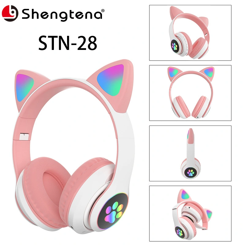 2023 New cat ear headset wireless Bluetooth headset, long battery life