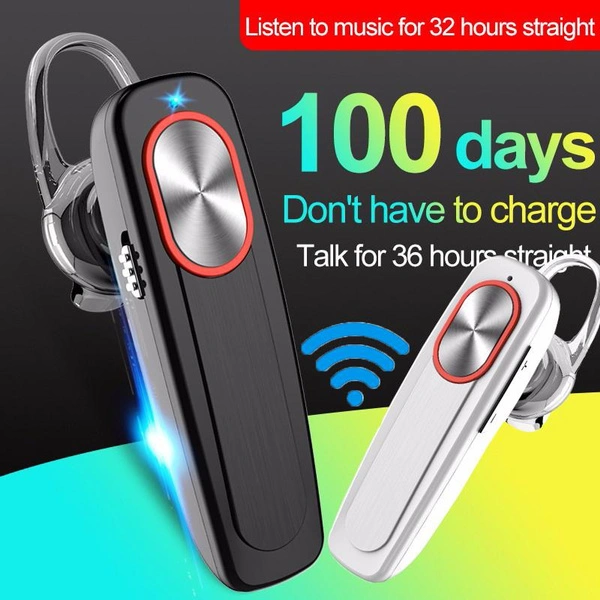 High-end Wireless Bluetooth Earphone Long Standby with Mic Hands-free Bluetooth Earphone Fashion Bluetooth Ear Hook Headset for Smartphone