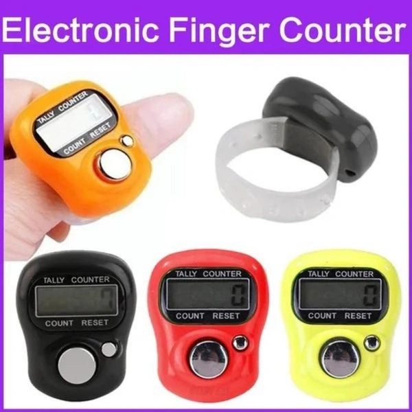 1PC Electronic Finger Counter Resettable 5 Digit LCD Electronic Digital Display Stonego Finger Tally Counter Counting