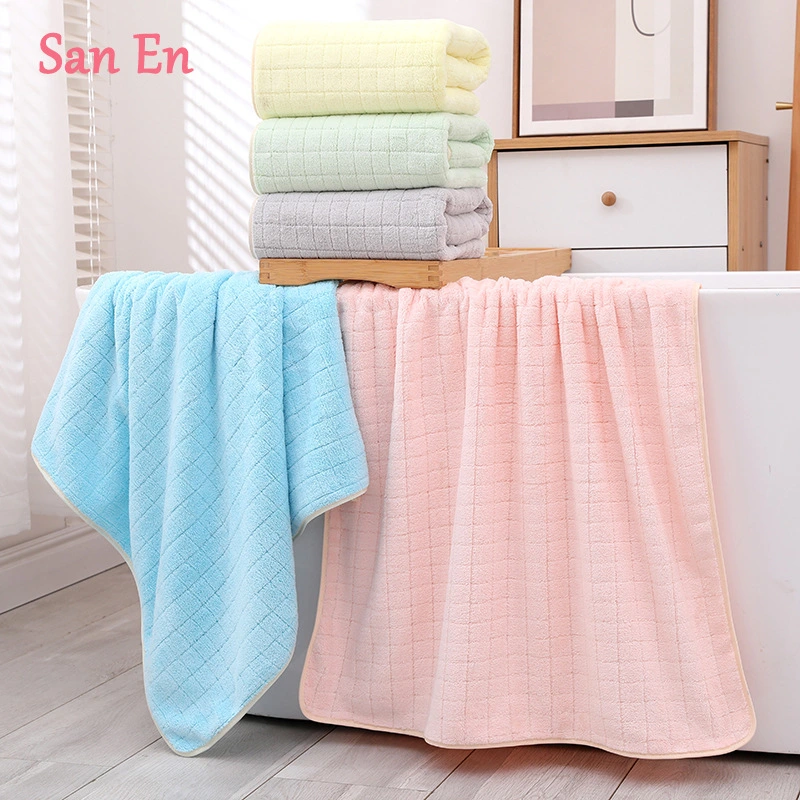 Bath Towel-Cotton Quick Drying,Soft and Lightweight Bath Towels- Waffle Weave Design -Highly Absorbent Microfiber Coral Fleece Luxury Shower Towels for Bathroom Guests Pool Gym Camp Travel College Dorm