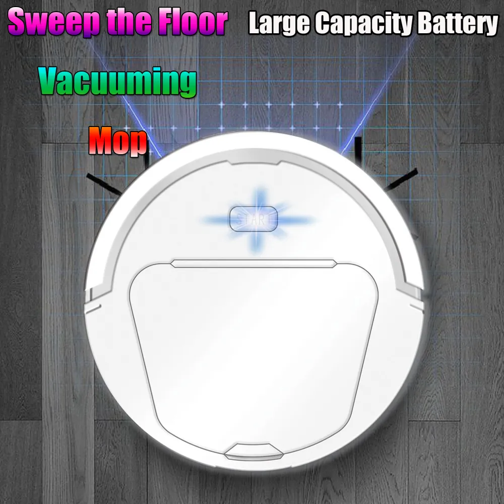 The New Fully Automatic Wireless Intelligent Sweeping Robot Suction Sweeping and Dragging One Lazy Machine USB Charging