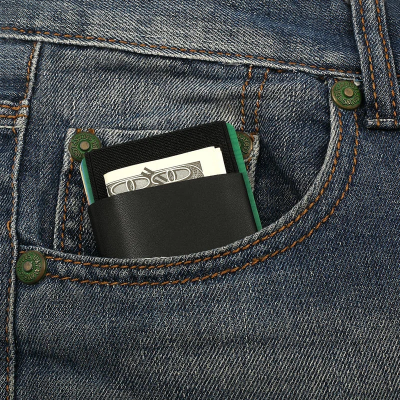 Minimalist Ultra-thin Wallet Credit Card Case Elastic Band