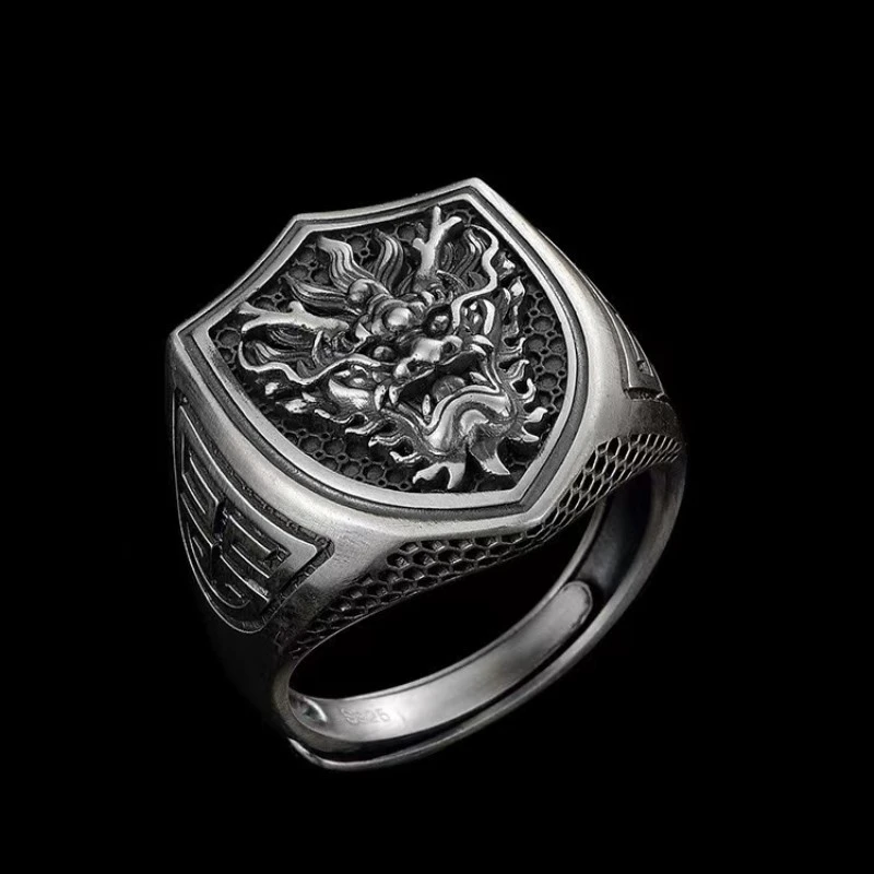 Men's Fashion Thai Silver Faucet Ring