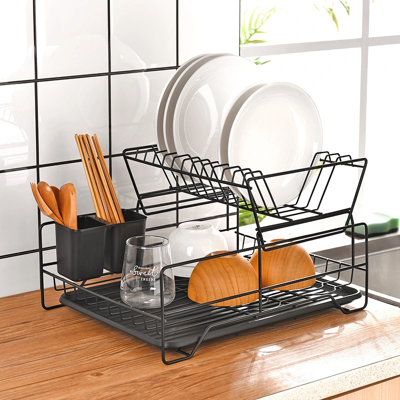 Multifunctional Double-layer Draining Rack