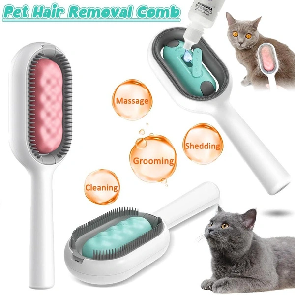 Pet Grooming Brush Multifunctional Cat Dog Comb Remove Floating Hair Sticky Hair Pet Cleaning Grooming Supplies Cat brush