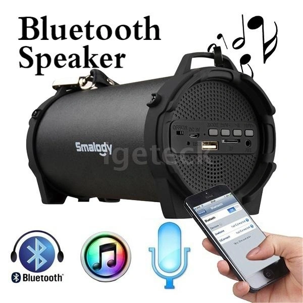 Smalody SL-10 Wireless Bluetooth Speaker Outdoor Portable Stereo Speaker with HD Audio 10W Stereo Bass Subwoofer