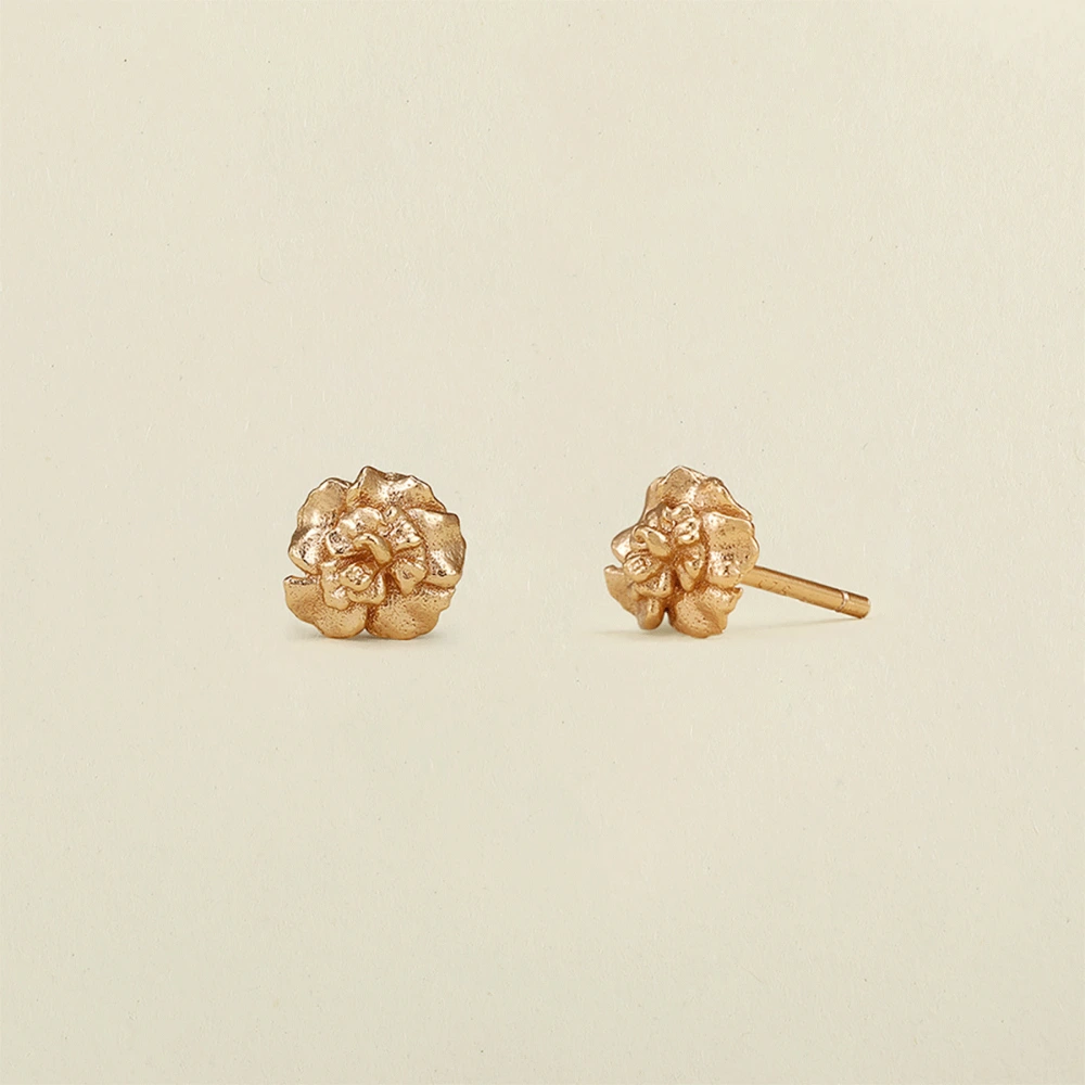 Fashion Personality December Flower Ear Studs