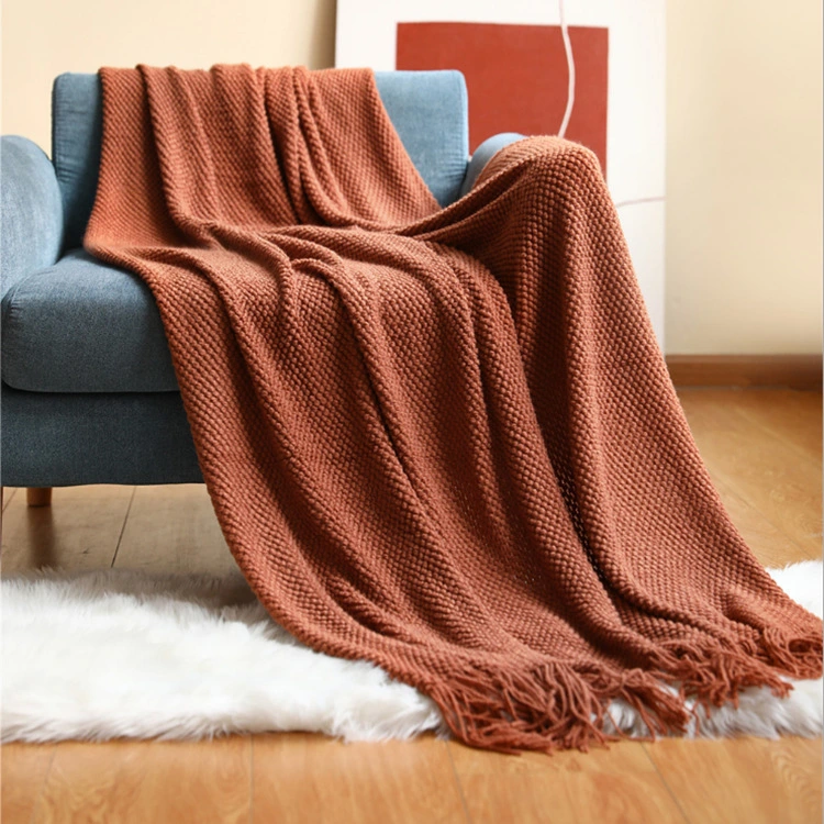 Office Fashion Simple Sofa Blanket Shawl