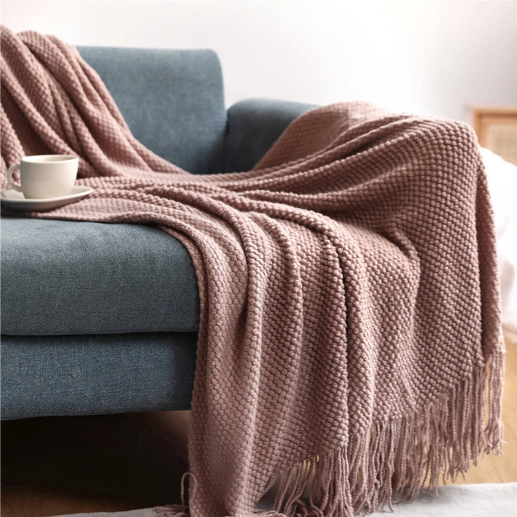 Office Fashion Simple Sofa Blanket Shawl