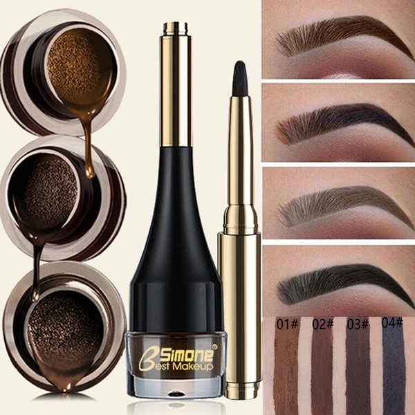 1PC Eyebrow Gel Eyebrow Kit Brow Gel Waterproof Dyed Brow Professional Makeup Cosmetics For Eyebrow Enhancers Cream