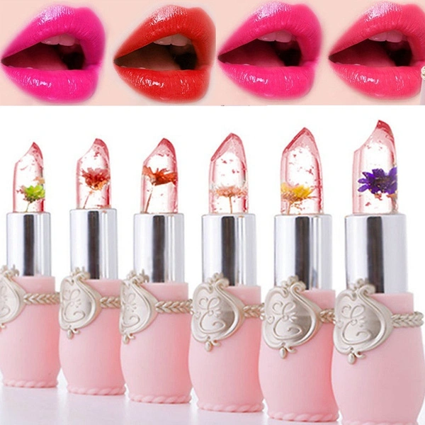 Health & Beauty Moisturizer Lipgloss Transparante Jelly Bloem Lippenstift Temperatuur Kleurverandering Waterproof Make-Up Lippenbalsem Cosmetische Make-Up Tool