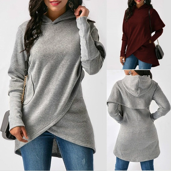 New Women Fashion Autumn Winter Women's Long Sleeve Sweater Hoodies Lady Casual Hooded Sweatshirts