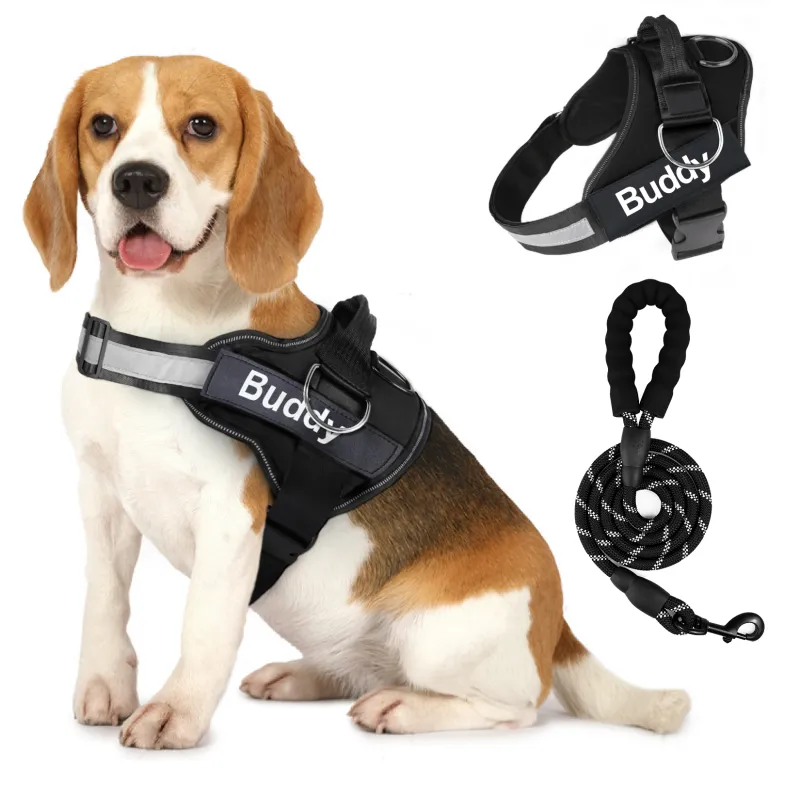 Anti-impact Leash Walking Dog Medium And Large Vest Type Dog Chest Harness