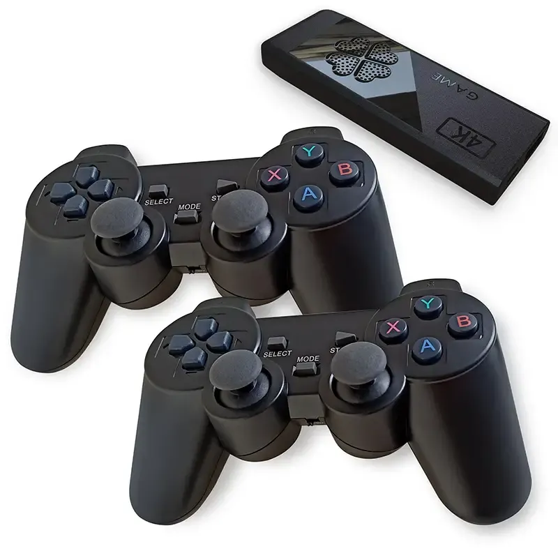 Game Stick 4K M8 Ⅱ New Updated HDMI Output Dual 2.4G Wireless Controllers Retro TV Video Game Consoles 9 Emulators