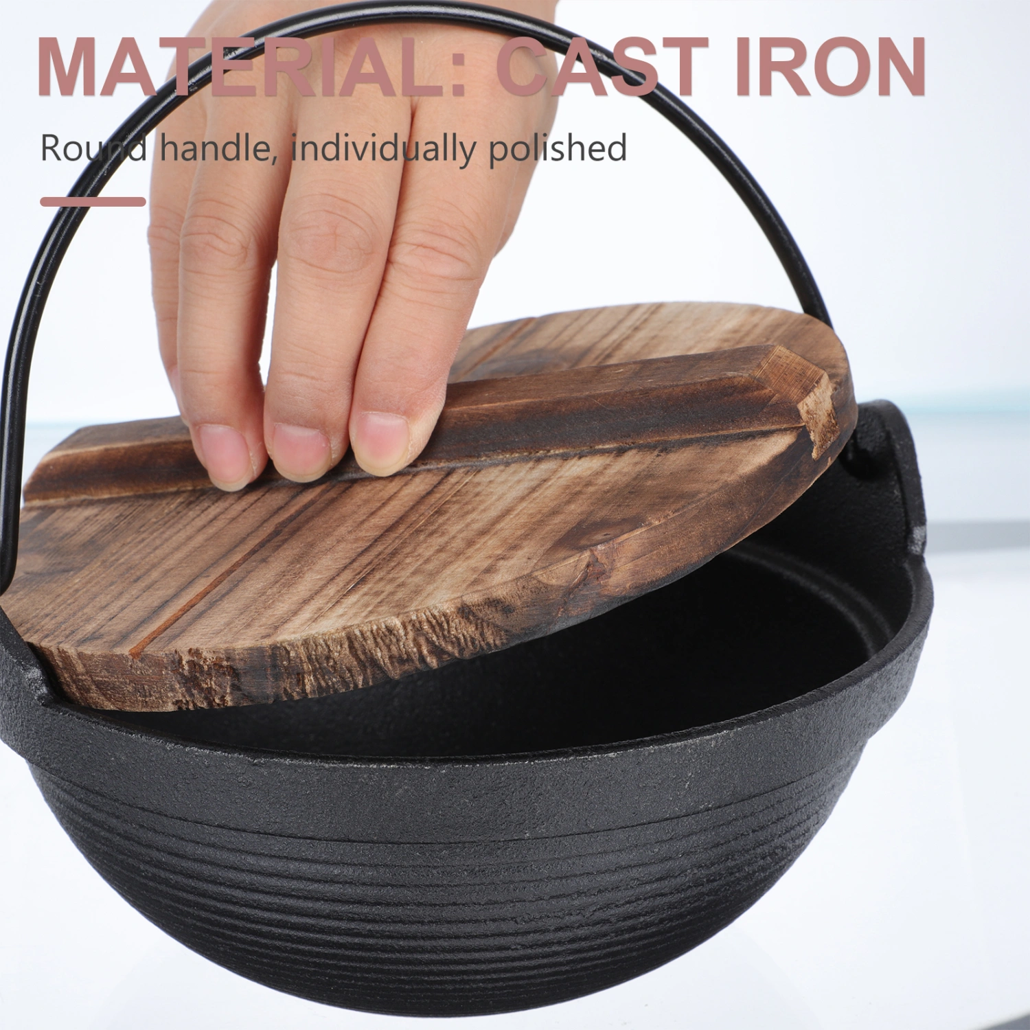 1pc Kitchen Cookware Cooking Small Hot Pot Induction Cooker Pot Kitchen Supply