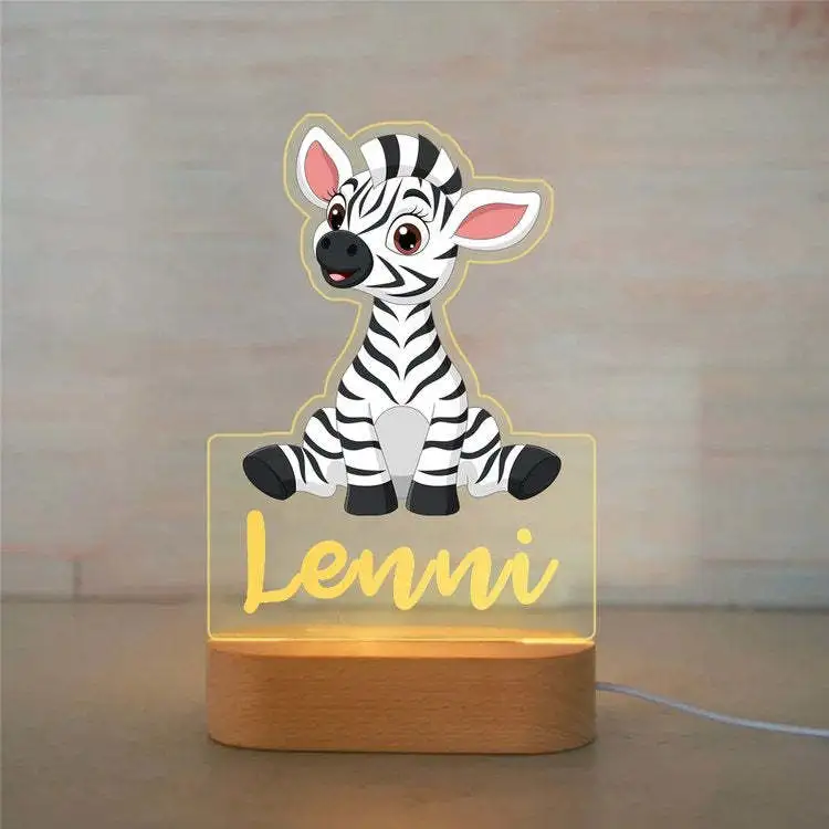 Animal Acrylic Night Light Children