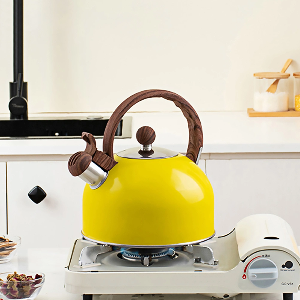 1Pc Whistling Tea Kettle Stainless Steel Water Kettle Whistling Teapot