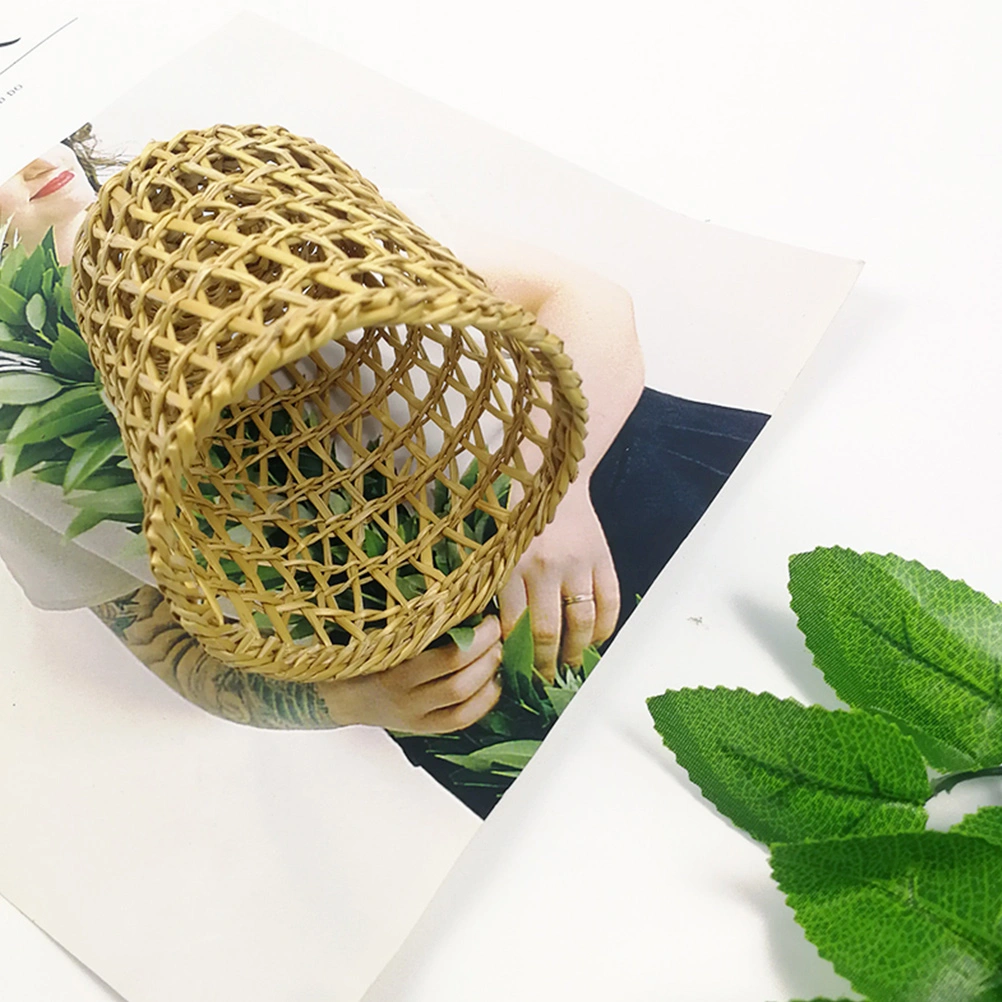 3pcs Straw Woven Cup Holders Heat Resistant Hand Woven Drink Glass Cup Holder