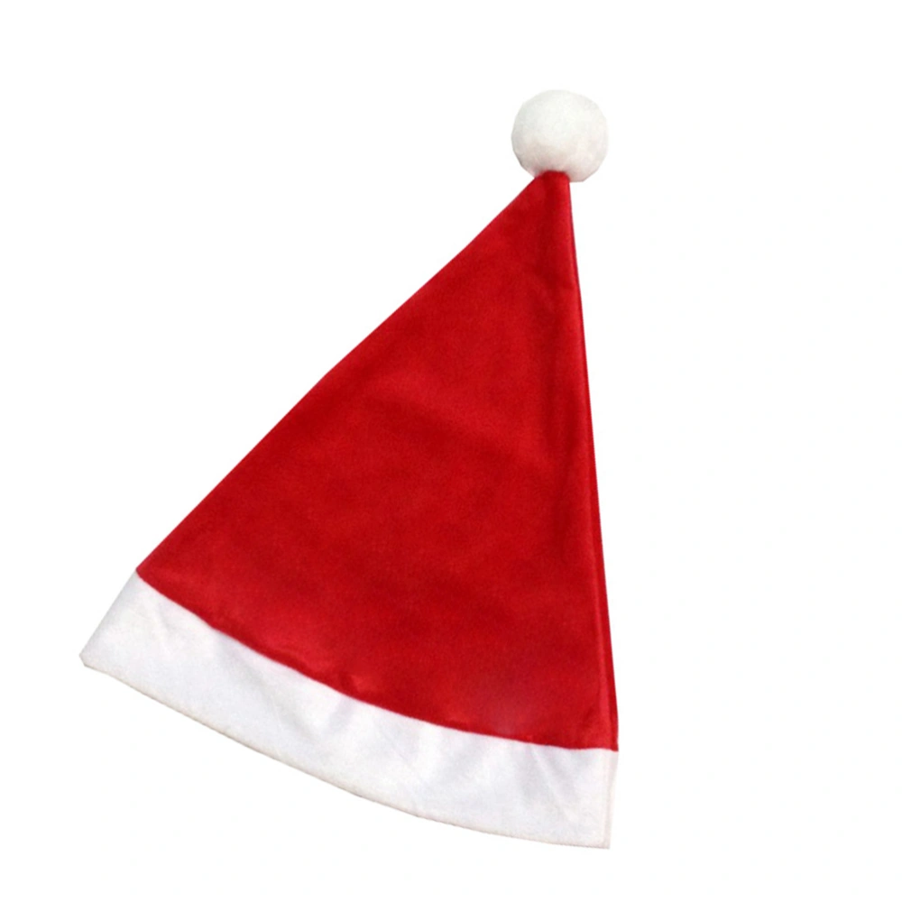 1pc Red Santa Claus Hat Christmas Hat Singing Decoration for Kid Adult Xmas Festival Decor Gift Bag