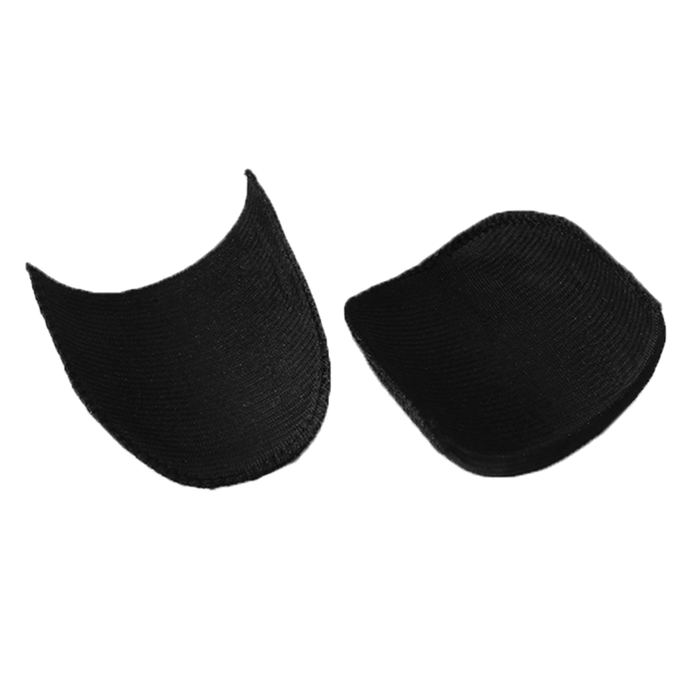 20 Pair Practical Shoulder Pads Convenient Sewing Sponge Pads Useful Shoulder Pad for Blazer Clothes (Black, 10x18x1.5cm)