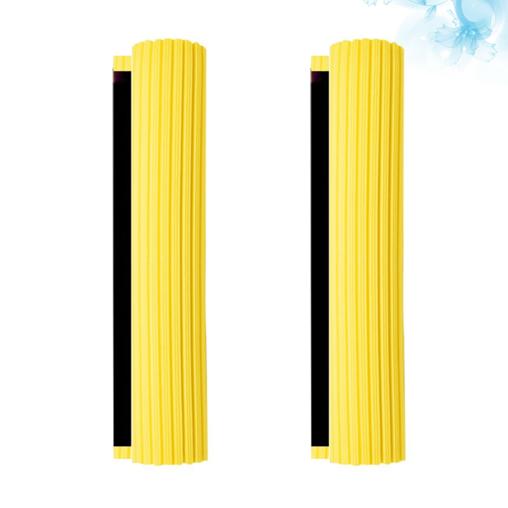 2Pcs Roller PVA Sponge Rubber Cotton Mop Head Replacement Home Floor Cleaning Head Garden Cleaning Supplies (27cm)