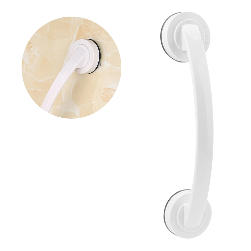 Wall Mounted Bathroom Bathtub Handrail Safety Grab Bar for Old People Bathroom Handle Armrest (Large, White)