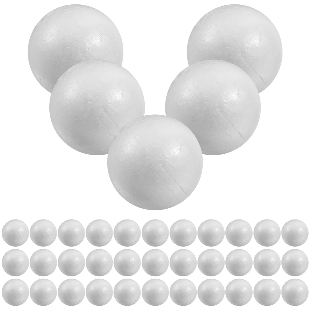 100pcs Wedding Decoration Modeling Craft Solid Polystyrene Balls Round Spheres DIY Stuff (Solid 2cm)