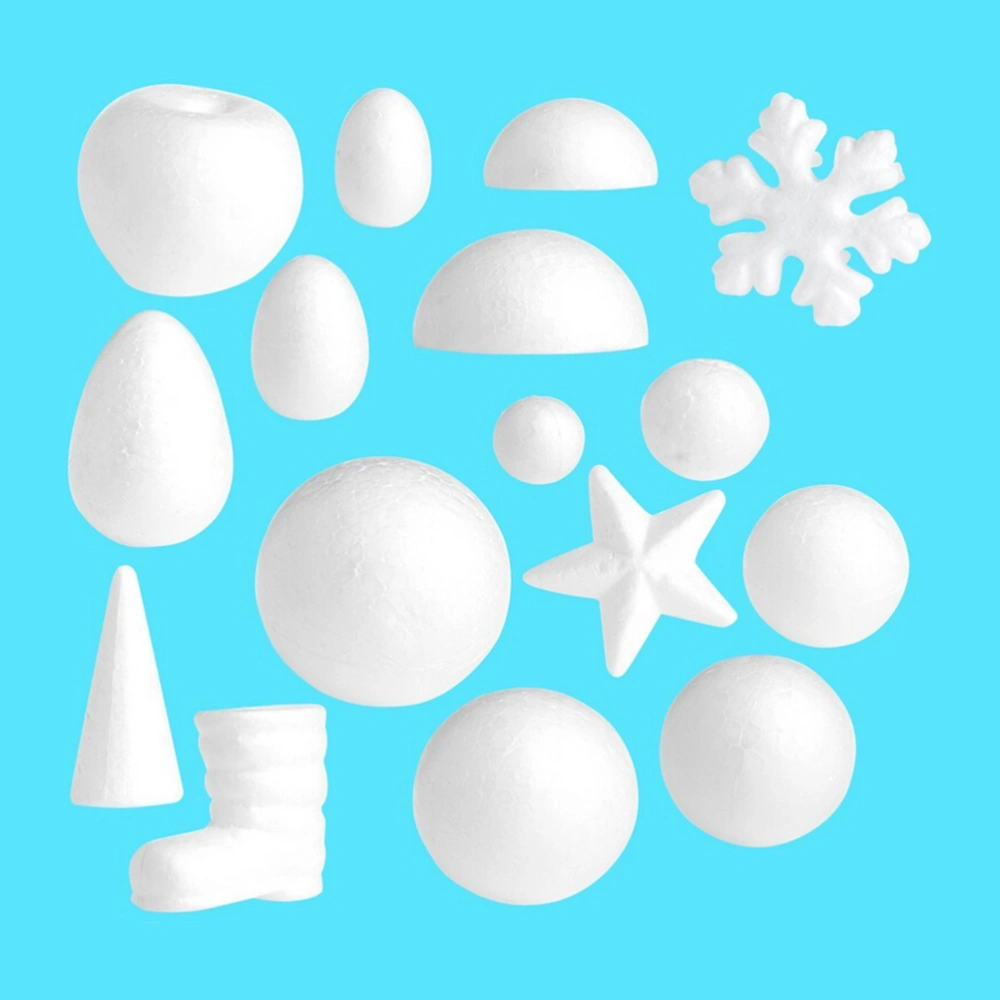 10 Pieces 5cm White Half Star Shaped  Ornaments DIY Craft Party Decoration