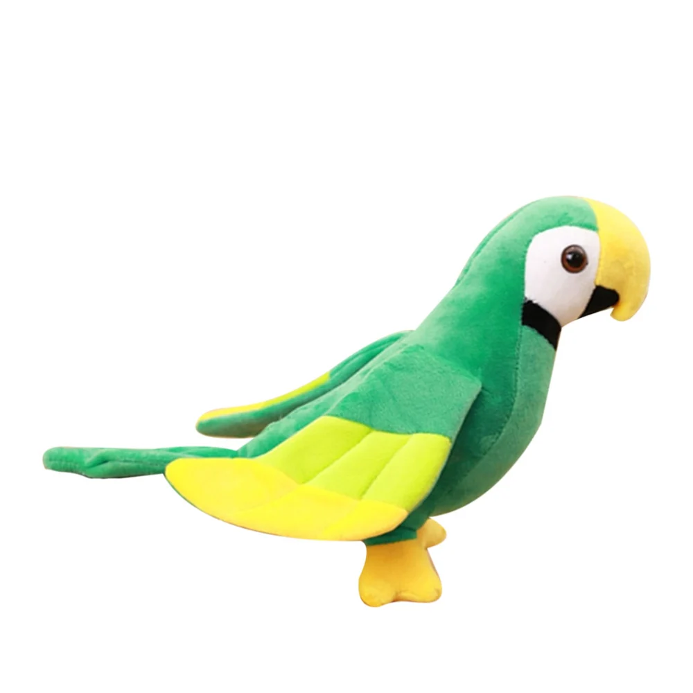 1PC Plush Parrot Doll Plush Toy Simulation Bird Toy Party Decorations for Kids Girls