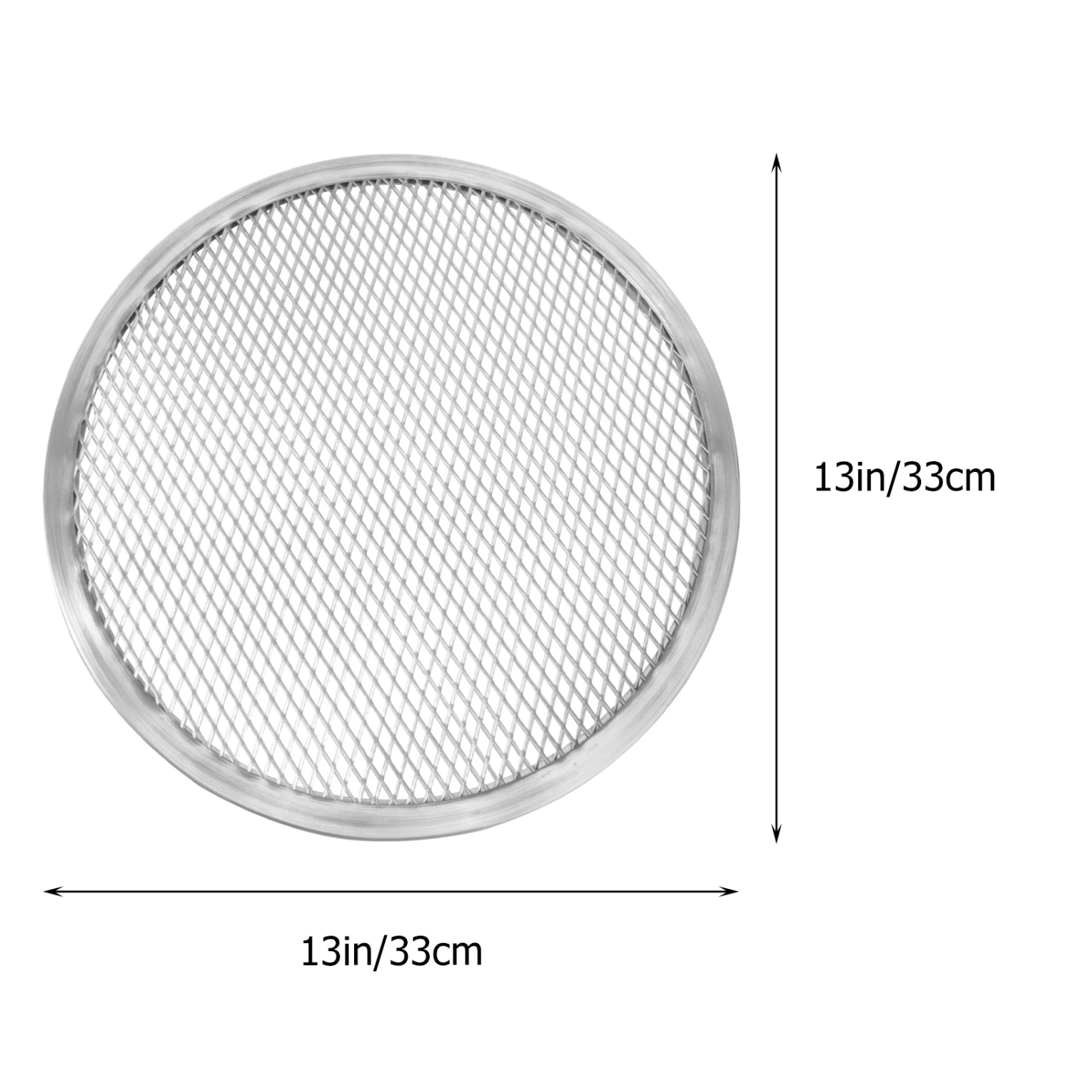 Pizza Pan Net Pizza Baking Pan Net Aluminum Pizza Pan Thicken Pizza Baking Net (13 Inches)