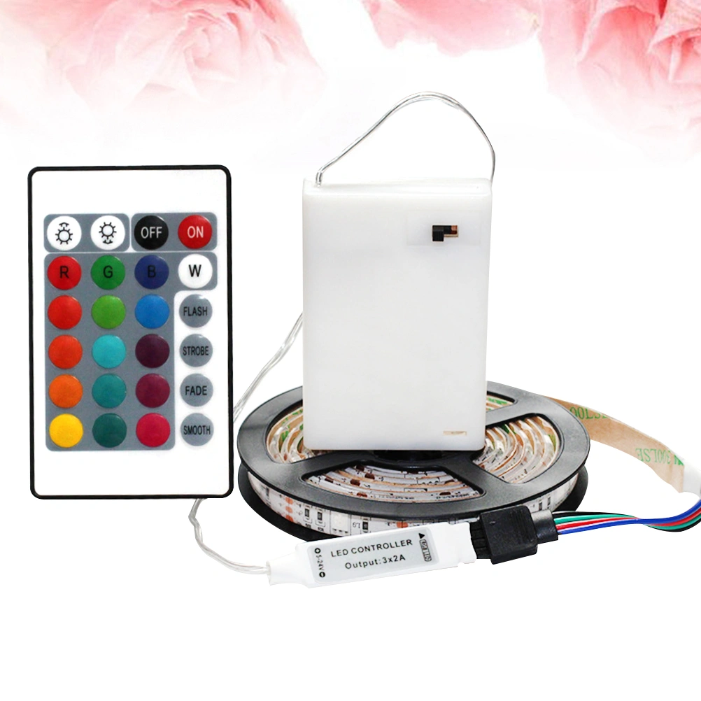 LED Strings Lights Battery Box Power Strip Light Household Strings Lights Decoration (2 Meters)