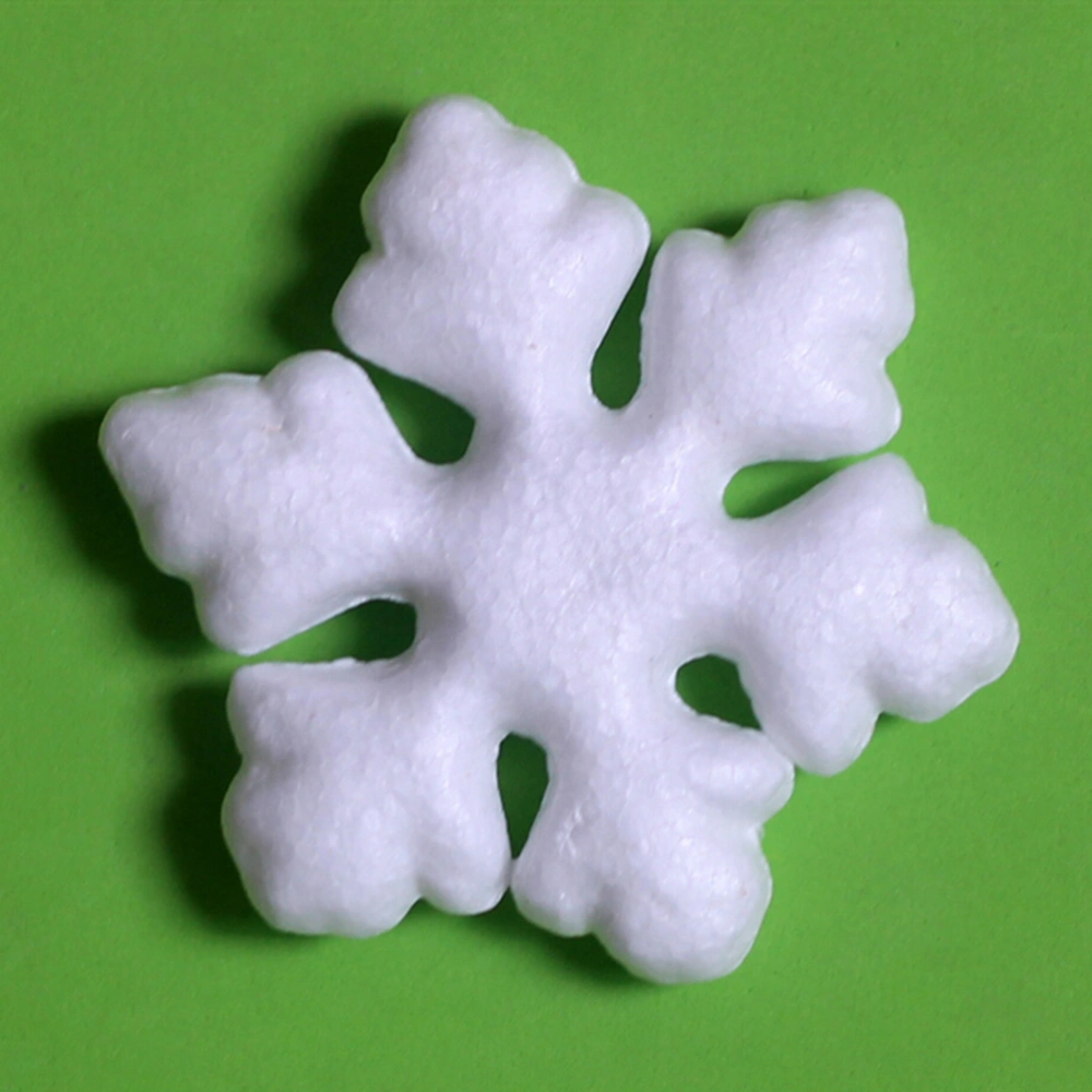 10 Pieces 7.5cm Snowflake Shaped  Ornaments DIY Craft Party Decoration