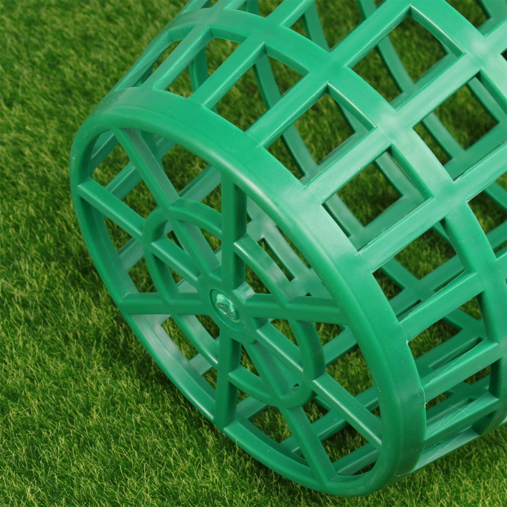 Ball Basket Golfball Container with Handle Ball Holder Contain Stadium Accessories (Green, Can Pack 100pcs)