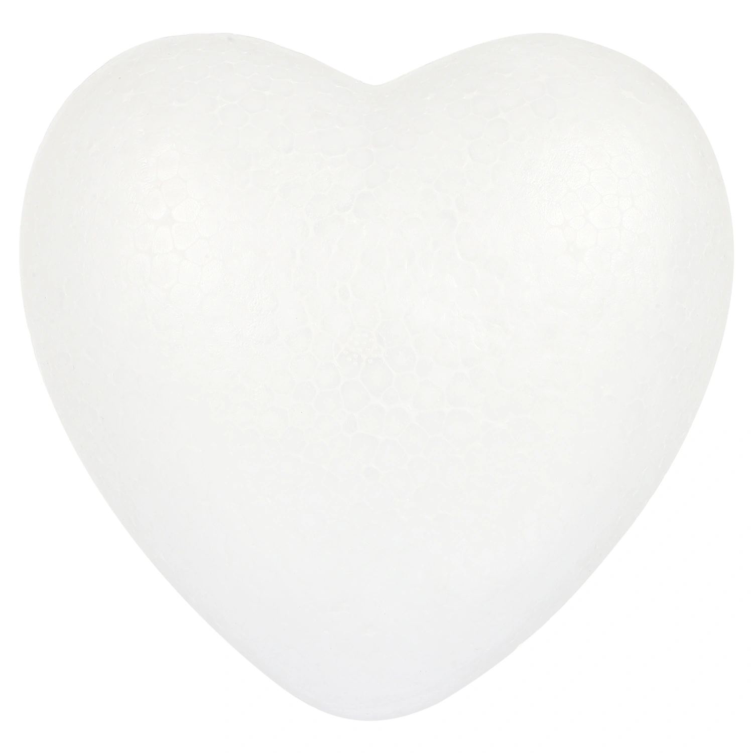 Craft Hearts Heart-Shaped Polystyrene Ball for Arts and Craft Use DIY Ornaments Wedding Decorations 15cm (White)